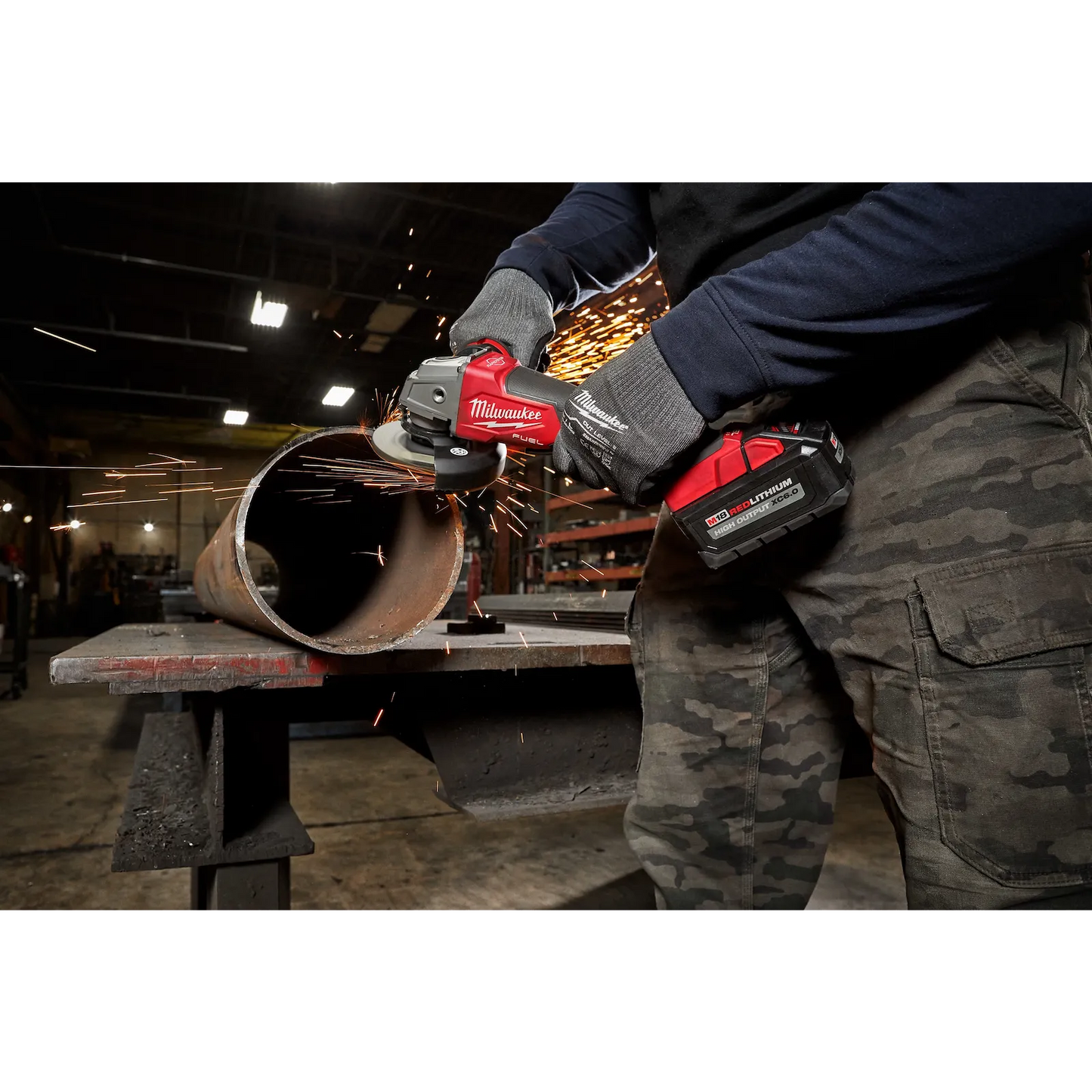 Milwaukee 2880-20 M18 FUEL™ 4-1/2" / 5" Braking Grinder Paddle Switch + FREE Impact Driver