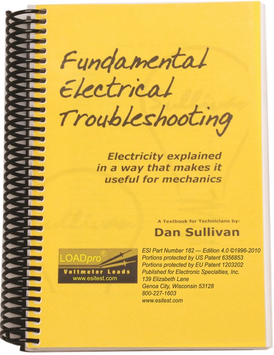 Electronic Specialties 182 Fundamental Electrical Troubleshooting Book
