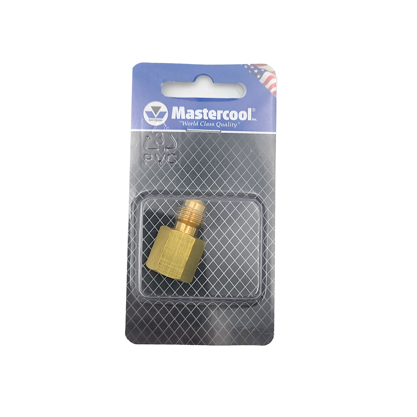 Mastercool 82635 1/2" ACME-Female x 1/4" FL-Male (7/16-20") R134a Adapter Connector