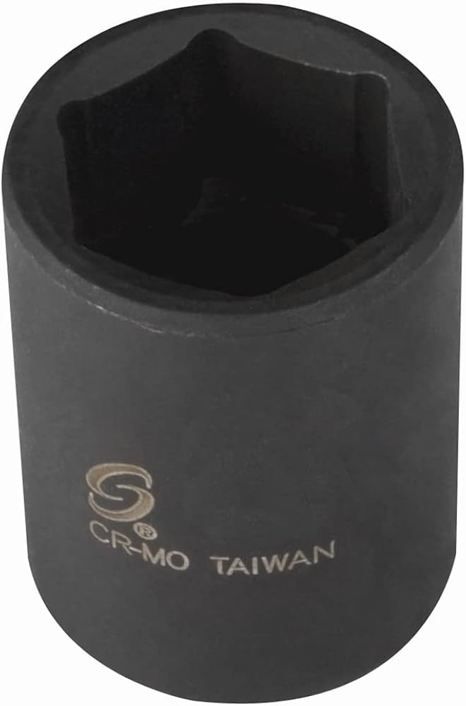 SUNEX 1/2" DRIVE 21MM IMPACT SOCKET FOR HEAVY-DUTY USE (221M)