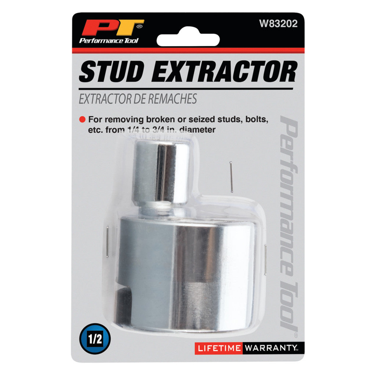 Performance Tool W83202 Stud Extractor 1/4" to 3/4"