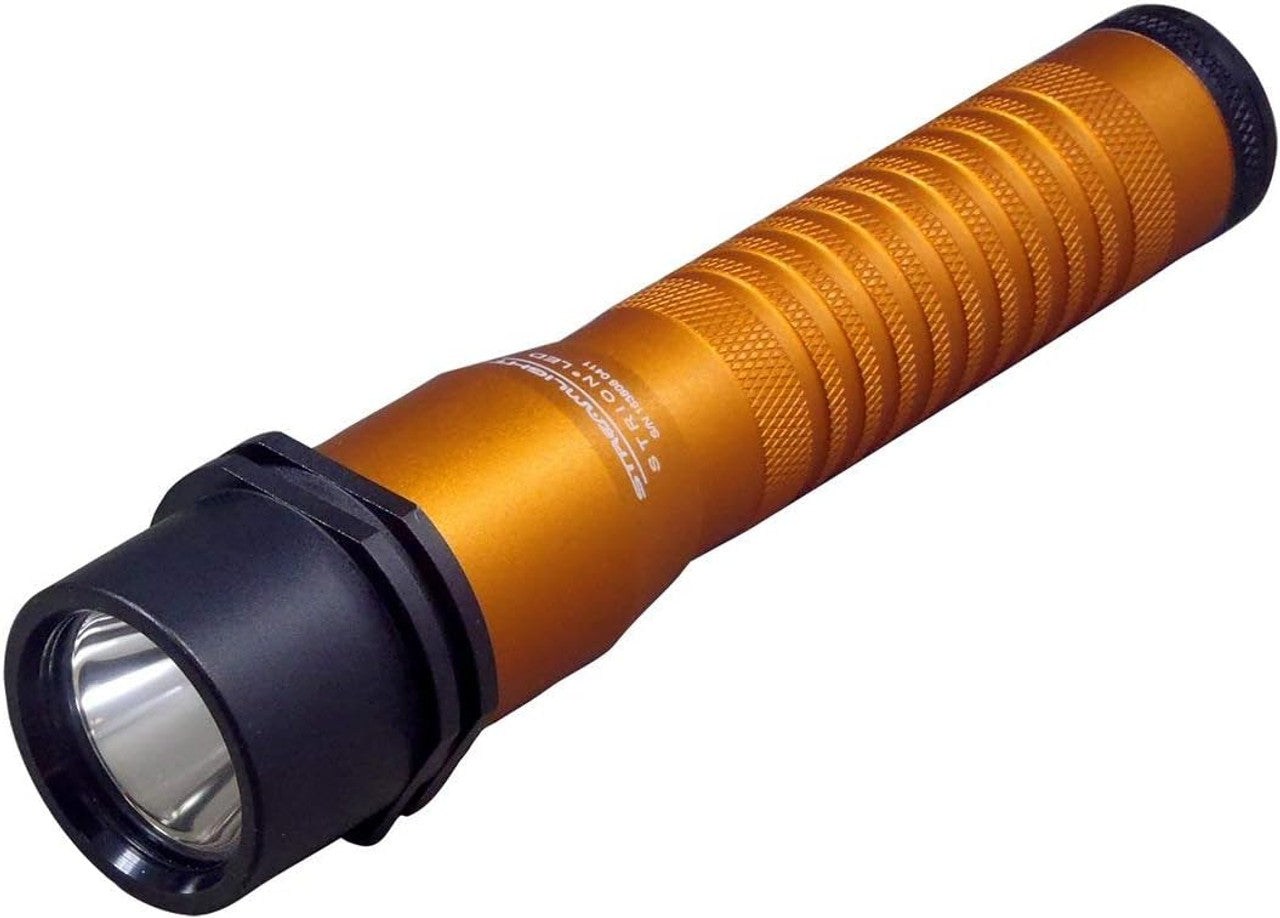 Streamlight Strion 74346 LED High Lumen Rechargeable Flashlight, Orange + Battery