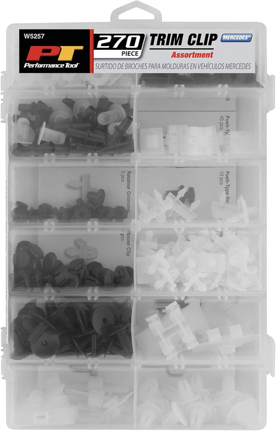Performance Tool W5257 270pc Mercedes Trim Clip.