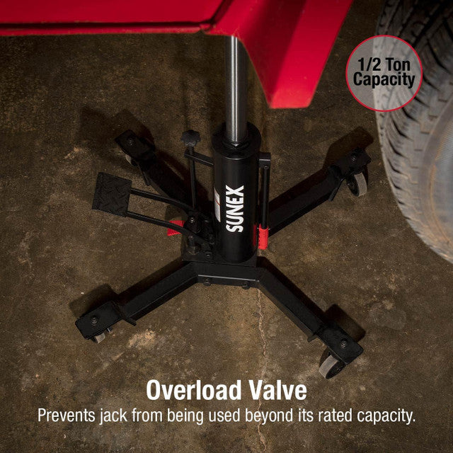 SUNEX 1000 LB. TELESCOPIC TRANSMISSION JACK (7793B)