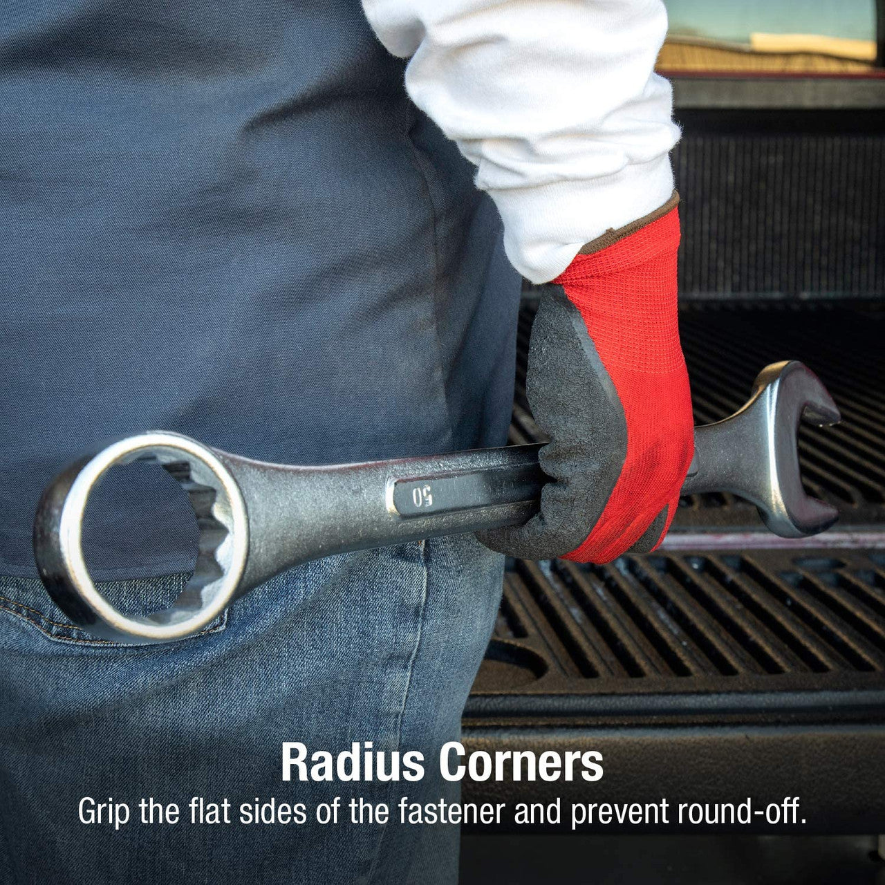 SUNEX JUMBO METRIC COMBINATION WRENCH SET, 7PCS, INCLUDES ROLL-CASE (9707MA)