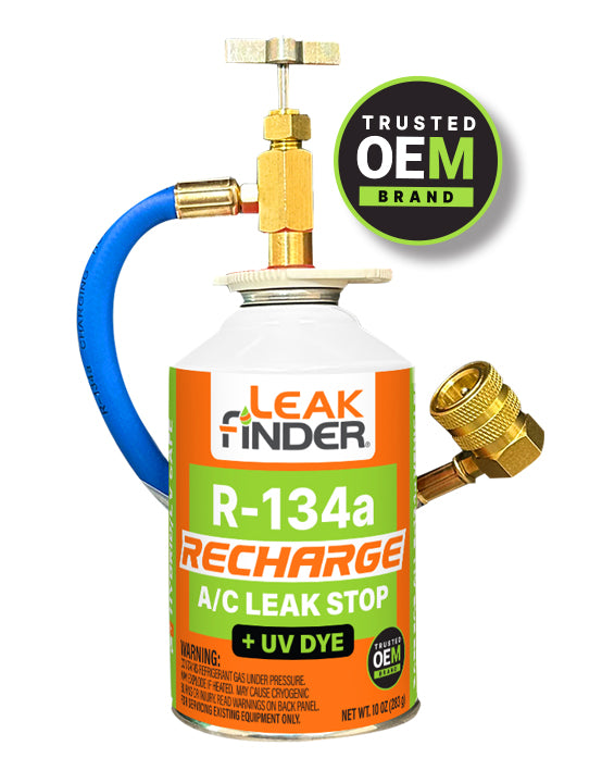LeakFinder LF134H R-134a Recharge with A/C Leak Stop + UV Dye