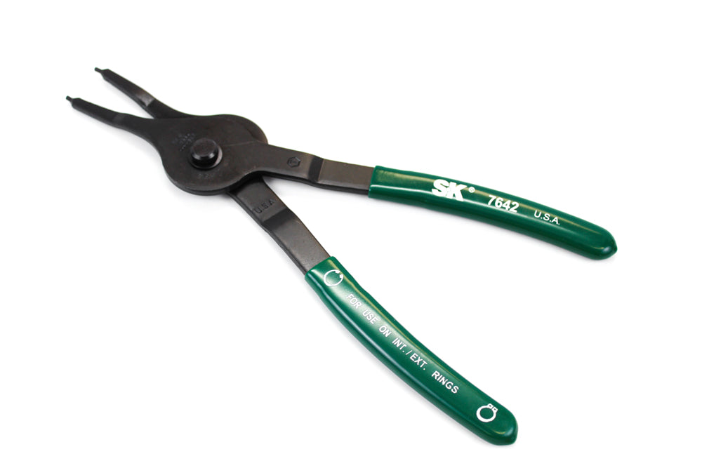 SK Hand Tools 7642 | Straight Tip Convertible Retaining Ring Pliers
