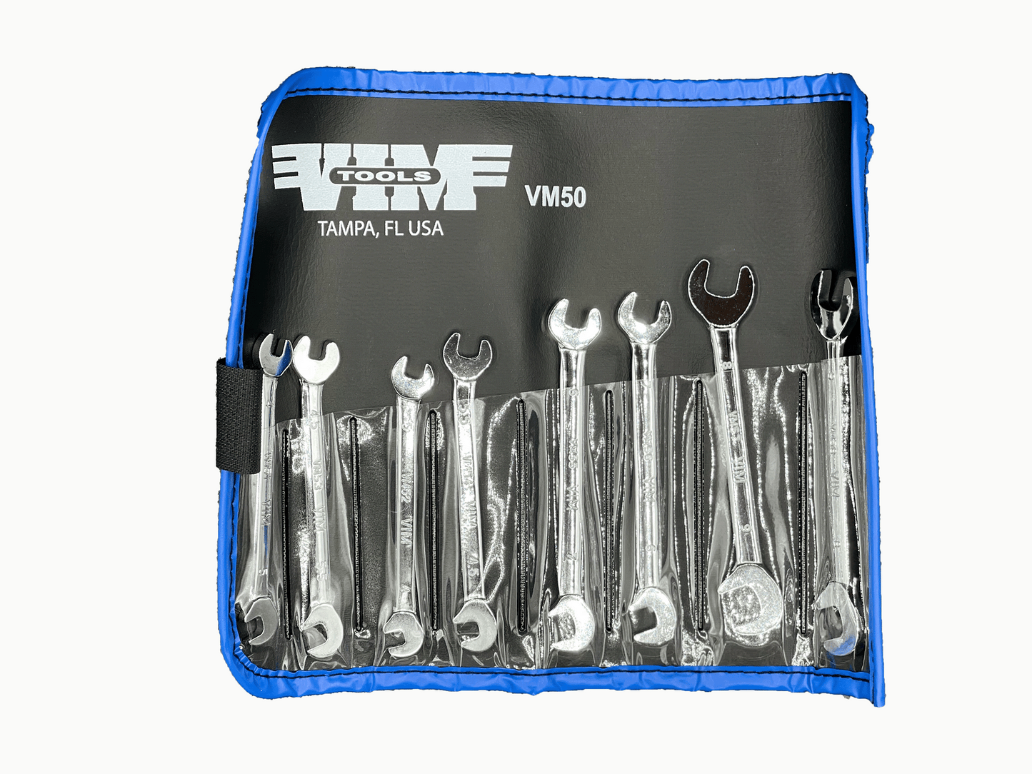 VIM VM50 4mm-9mm Ignition Wr. Set 8 Pcs 15???60 deg.,in vinyl roll