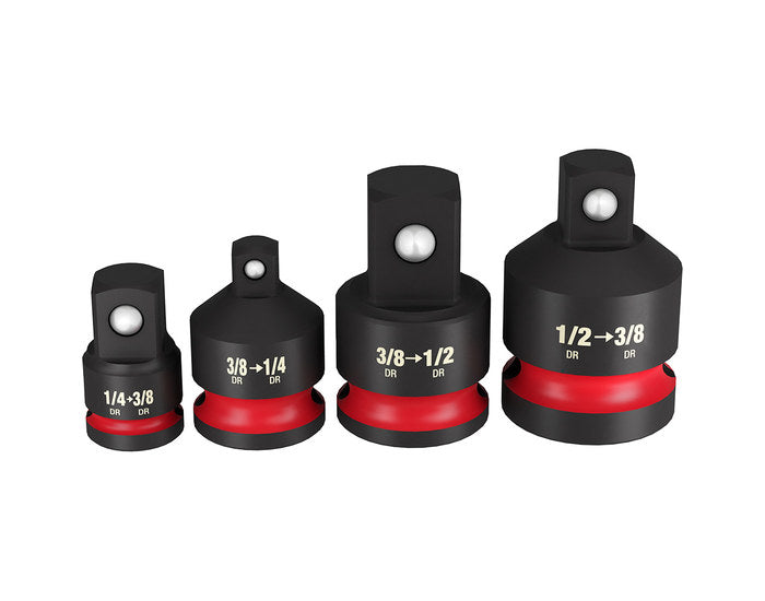 Milwaukee 49-66-6742SHOCKWAVE Impact Duty Drive Adapter Set - Chrome Molybdenum Steel - 60579