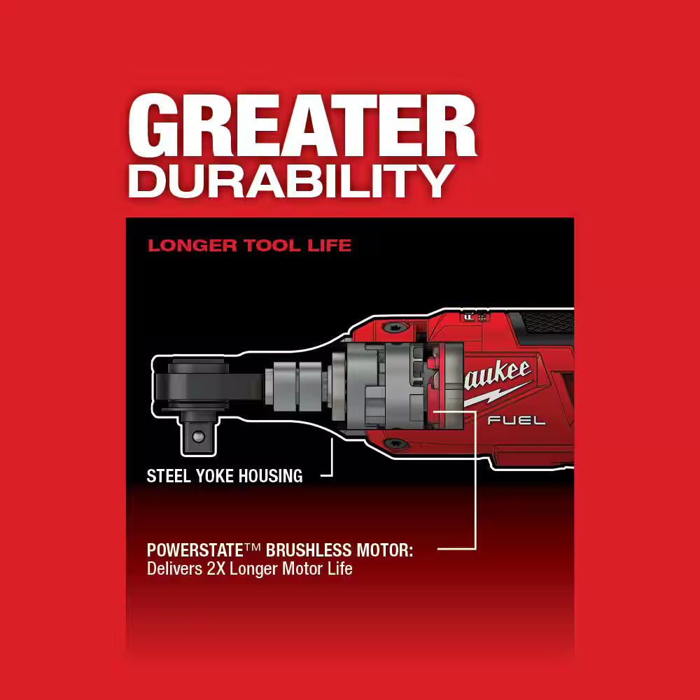 Milwaukee 2567-22 3/8" High Speed Ratchet Kit w/ (2) Batteries