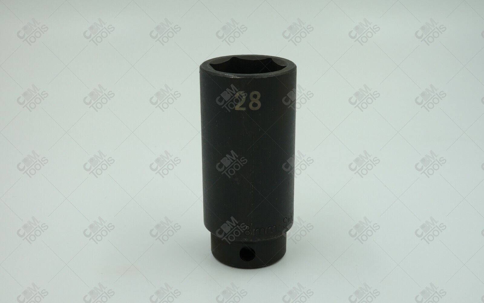SK Hand Tools 34278 1/2" Dr. 28mm 6pt Deep Metric Impact Socket CBM Tools