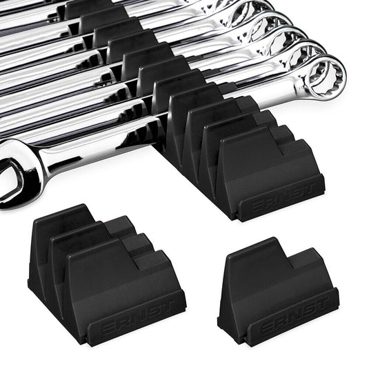 Ernst Manufacturing 5401M Modular Magnetic Wrench Rack Organizer, 20 Tool, Black