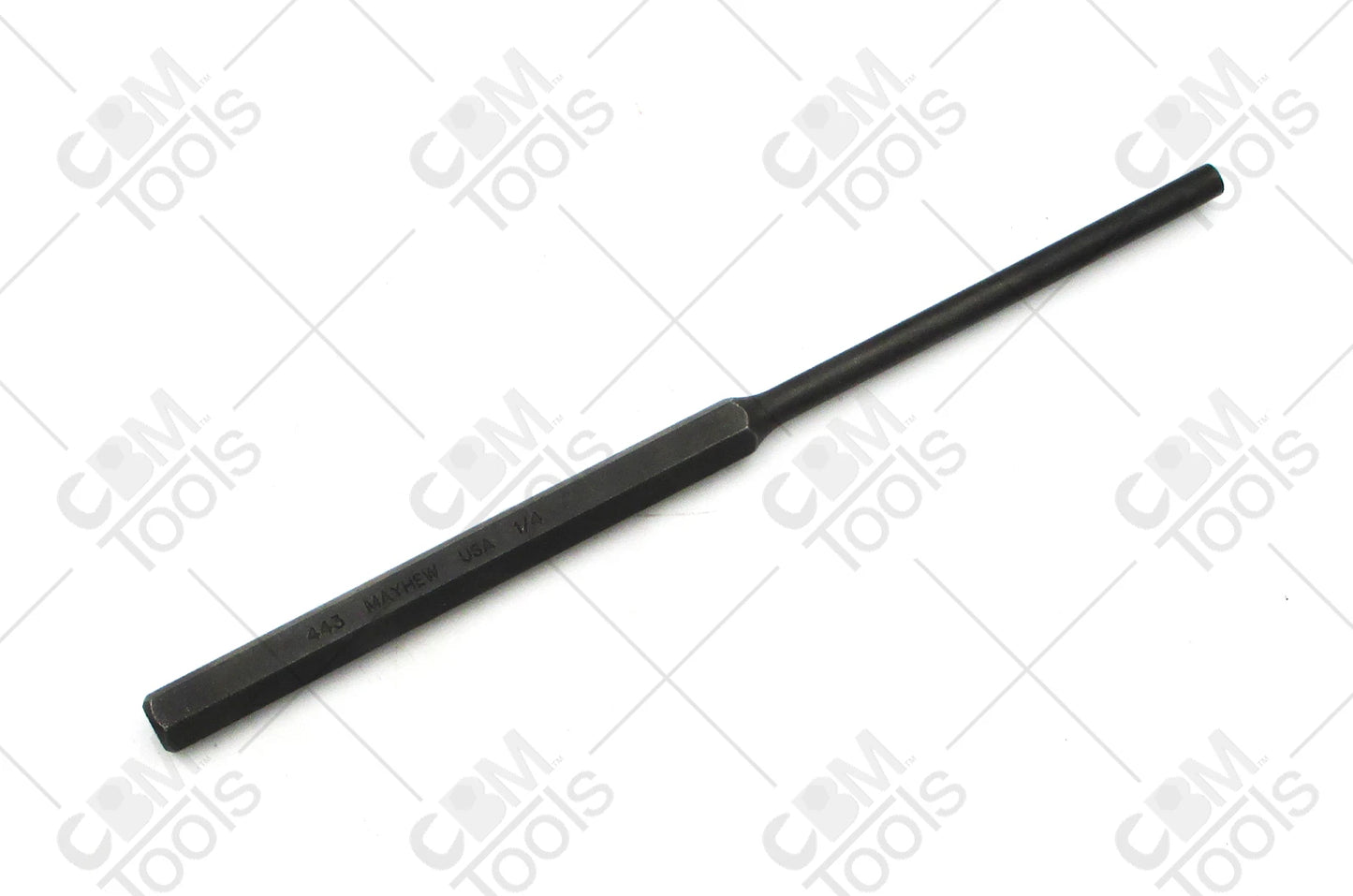 Mayhew 21505 - 7/32" Extra Long Punch Pin - 8" Length - 4" Taper