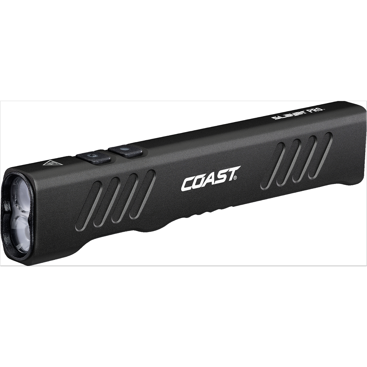 20 volt rechargeable led flashlight Coast Slayer 1150 Lumen USB-C Rechargeable LED Flashlight, Silver, Model 30948, Spot/Flood, Memory Mode, Pocket Clip
