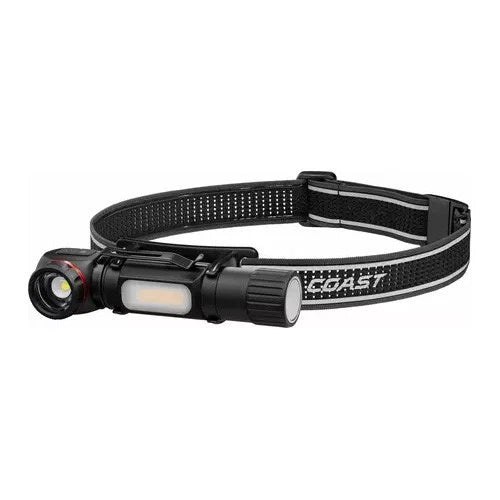 Coast 31369 TXM55R LED Rechargeable Headlamp Handheld Flashlight Clip & Magnet