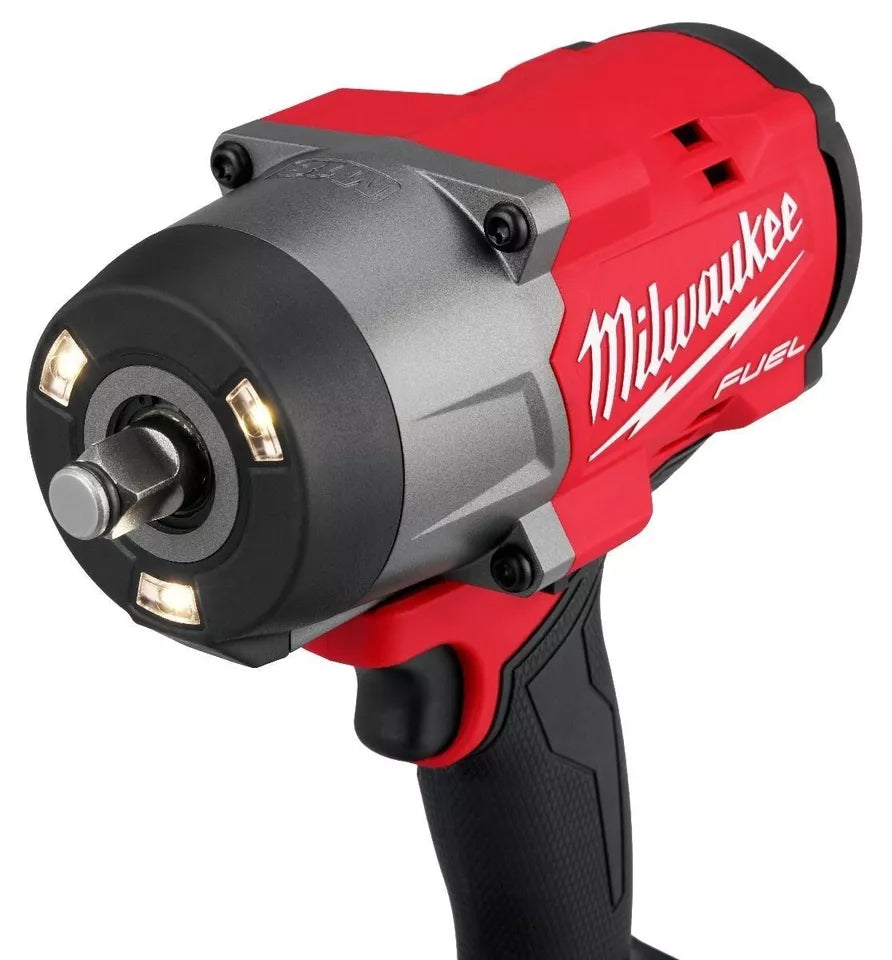 Milwaukee 2967-22GG M18 FUEL 1/2" HTIW w/ Friction Ring & Grease Gun Combo Kit