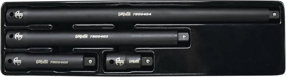 Share Astro Pneumatic 4 Piece 1/2 Inch Drive Goliath Torque-Saver Impact Extension