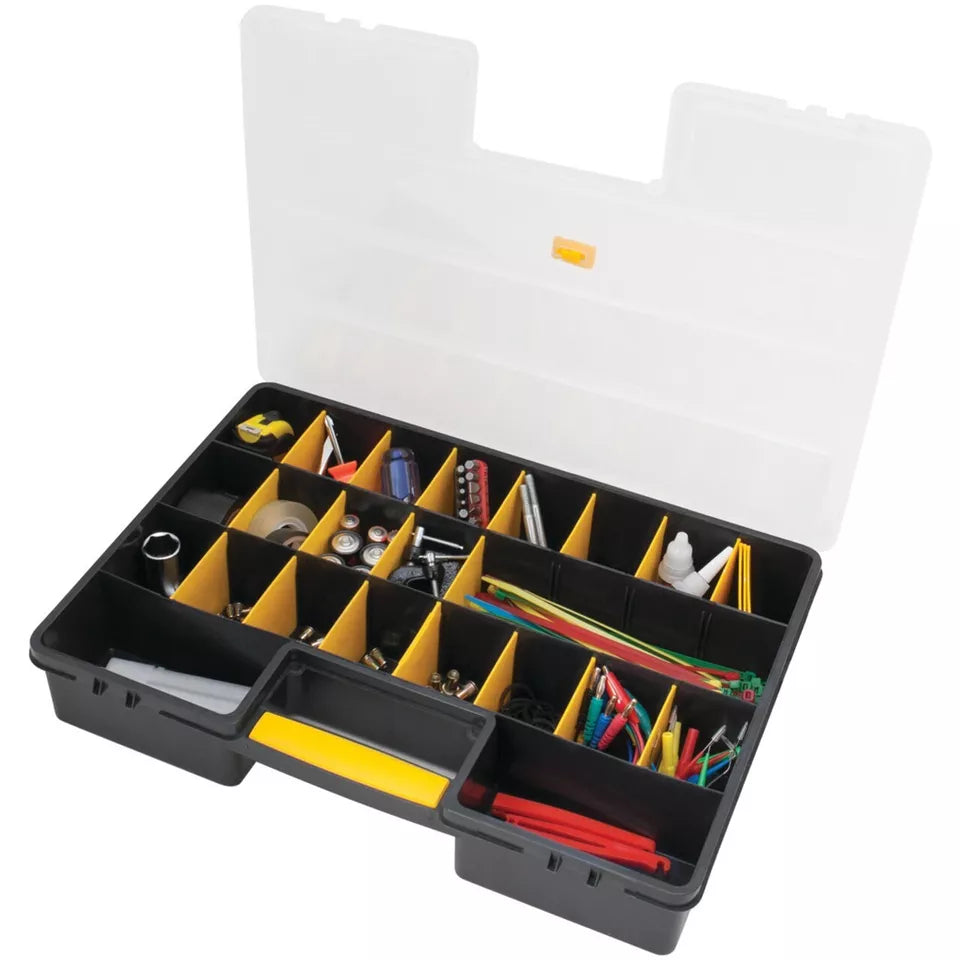 Performance Tool W54037 Hardware Organizer Box - 26 Adjustable Compartments