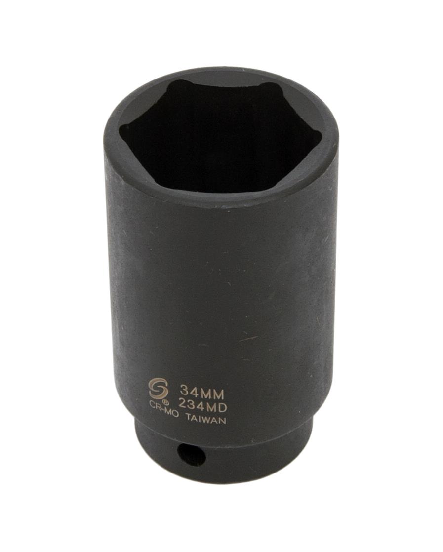 SUNEX 34MM DEEP IMPACT SOCKET 1/2" DRIVE (234MD)