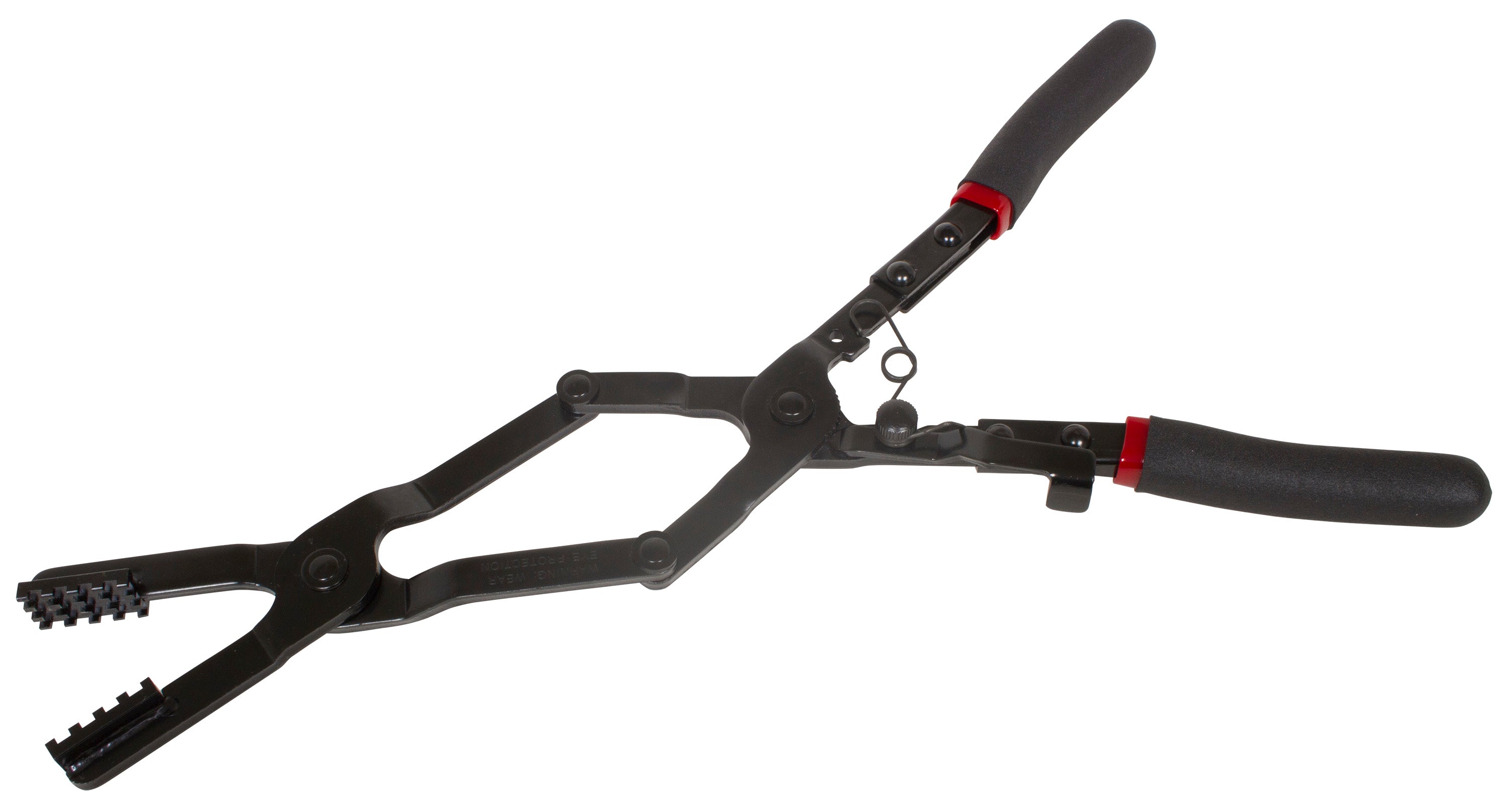 Lisle 17000 17" Long Reach Hose Clamp Pliers with Ratcheting Lock Mech