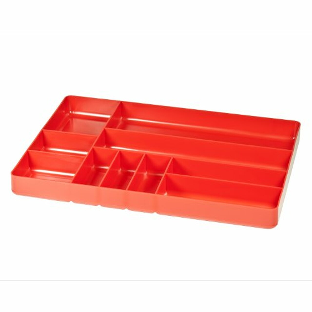 Ernst 5010 "The Tray Classic" 10-Compartment Tool Organizer RED