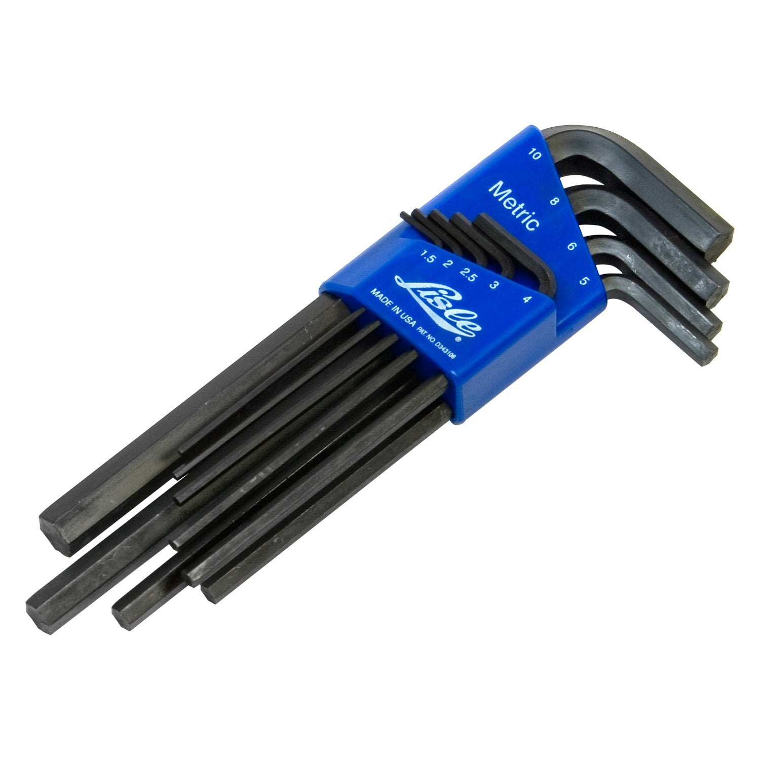 LISLE TOOL 42650 9PC METRIC LONG ARM HEX KEY SET CBM Tools