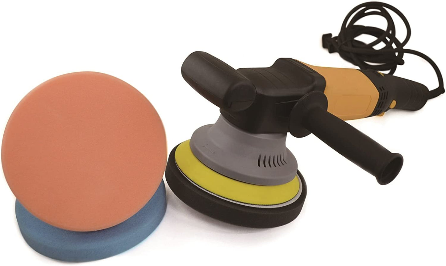 Astro Pneumatic 3058 Electric 6" Dual Action Random Orbital Polisher with Pads