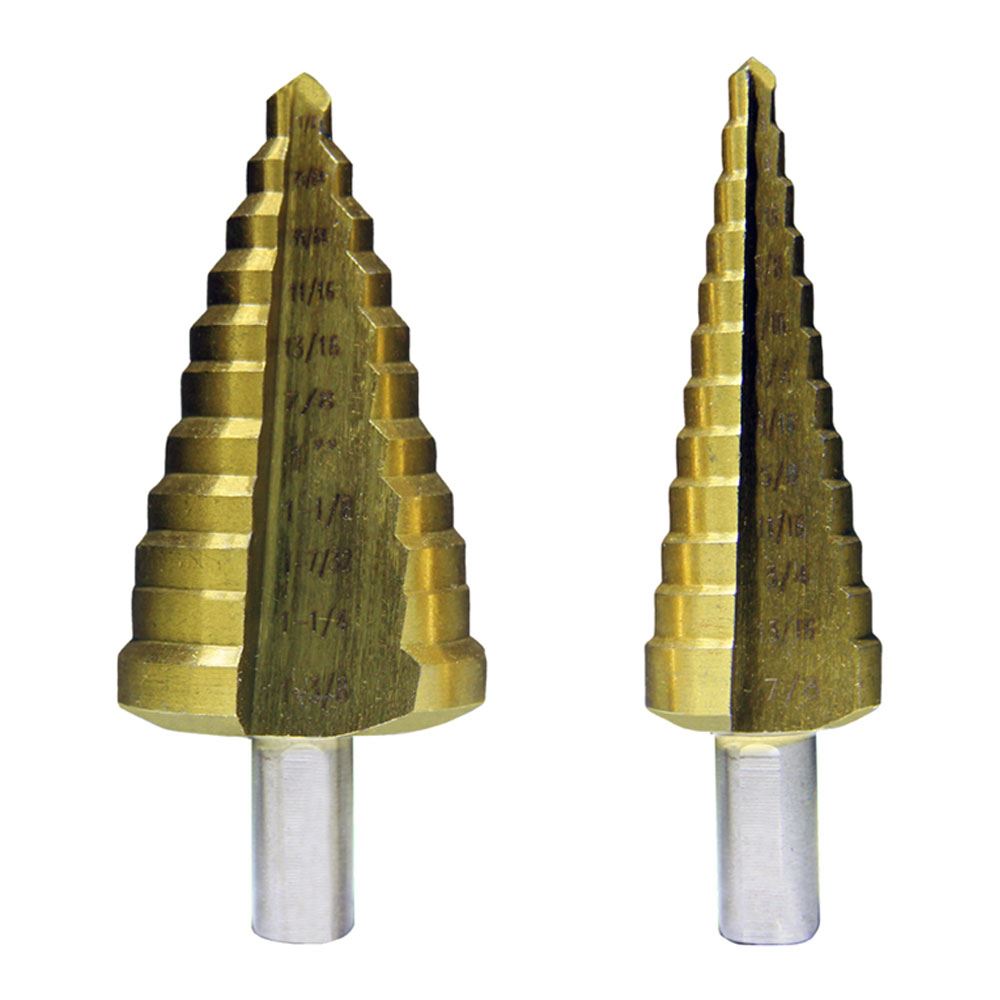 GRIP 35322 2 PC Jumbo Step Drill Bit Set