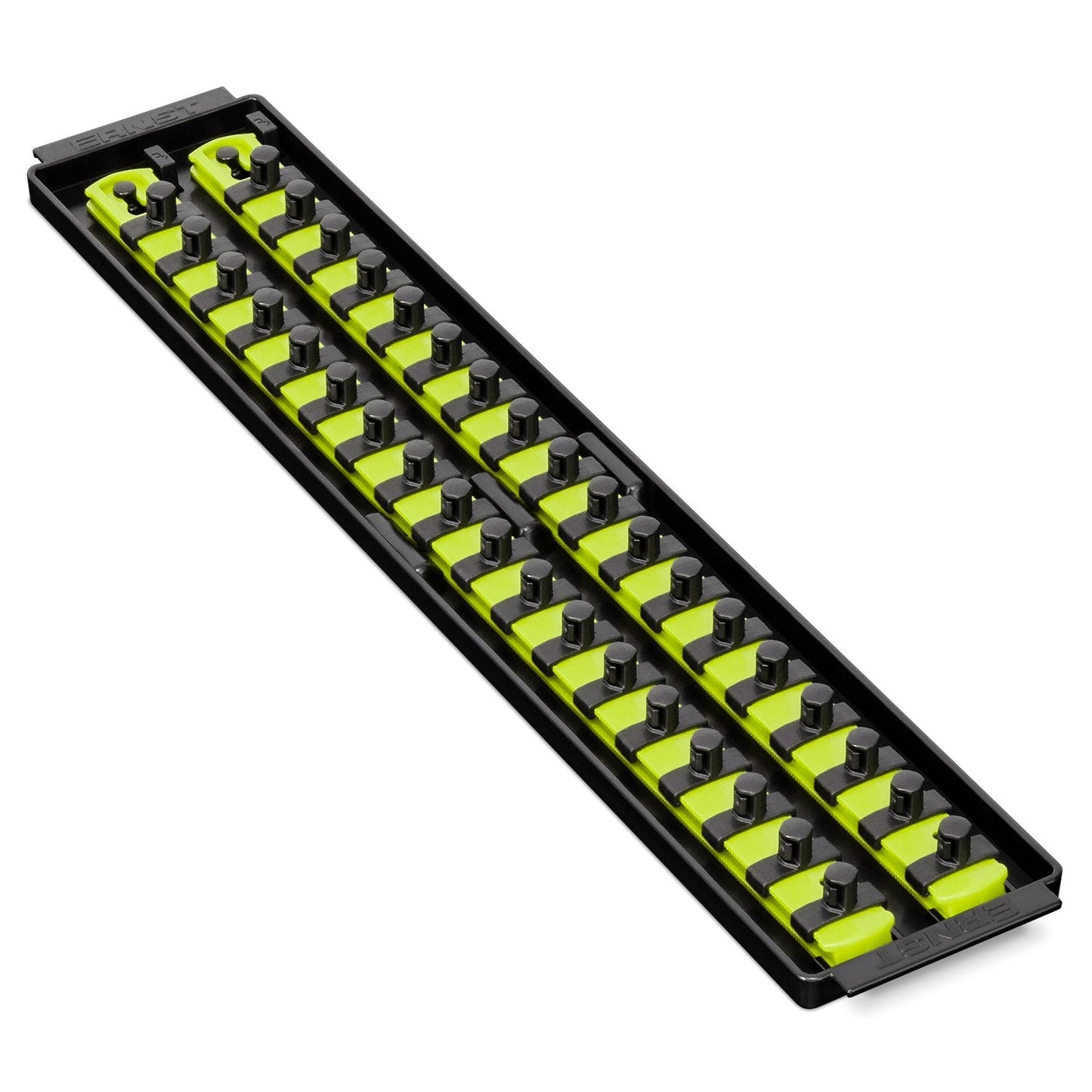 Ernst 8462HV HI-VIZ SOCKET BOSS 3/8" 2-Rail Universal Socket Tray w/ Twist-Lock