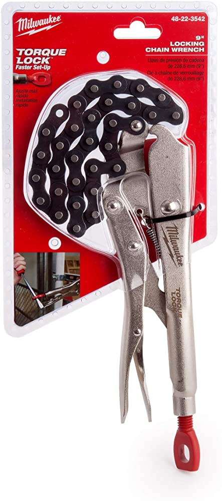 Milwaukee 48-22-3542 9 in. Locking Chain Wrench
