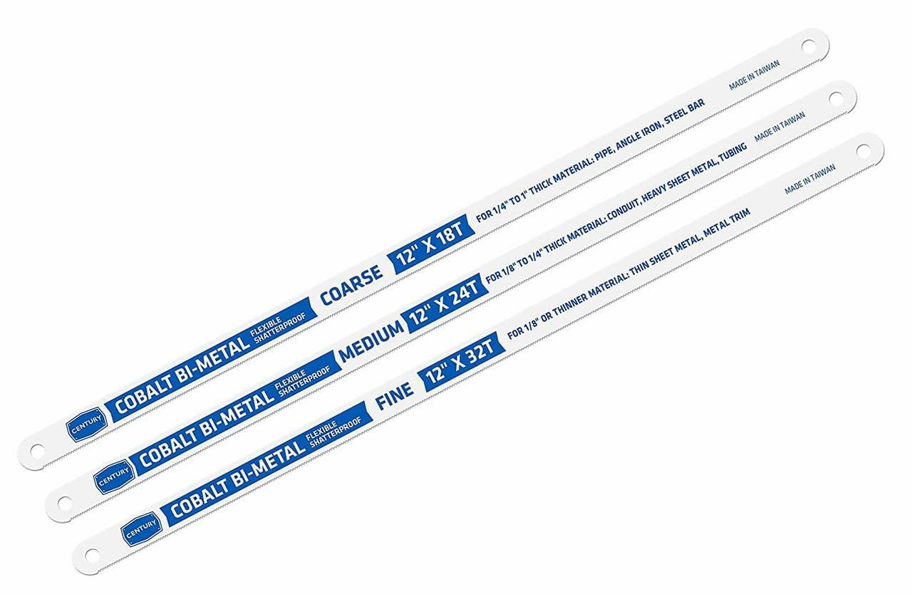 Century 04424 12"x24T Cobalt Bi-Metal Hacksaw Blade