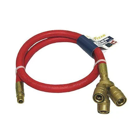 Goodyear 10762 3' x 3/8" Air Hose Whip 3 Way Manifold 250 PSI Working Pressure