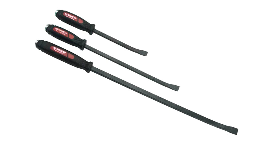 Mayhew 61355 3-Piece Curved Dominator Screwdriver Pry Bar Set