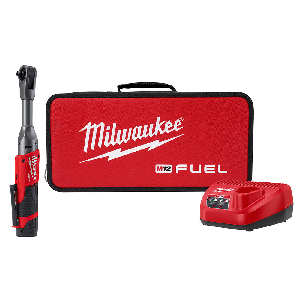 Milwaukee 2560-21 M12 Fuel 3/8" Extended Reach Cordless Ratchet Kit