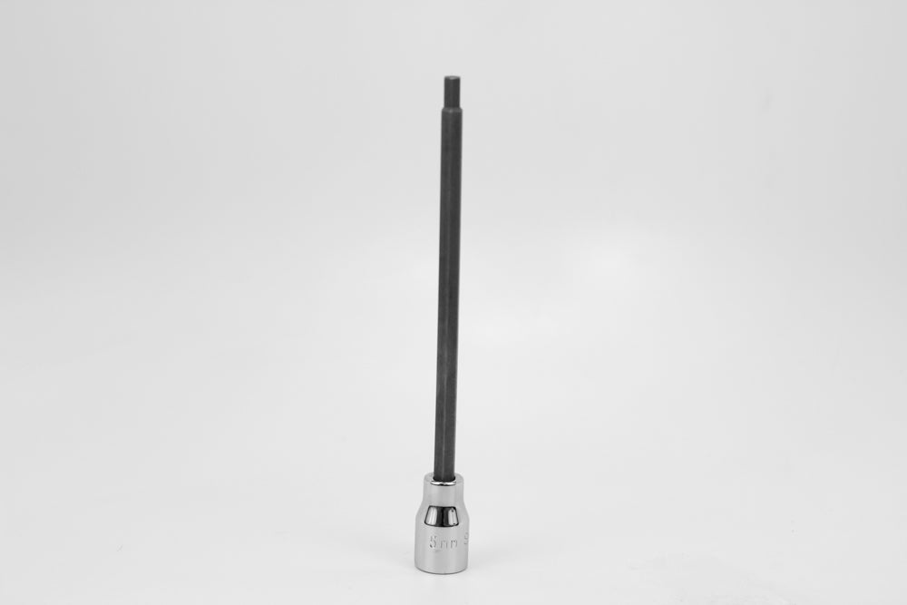 SK Hand Tools 45955 5 mm 3/8" Drive Long Hex Chrome Bit Socket