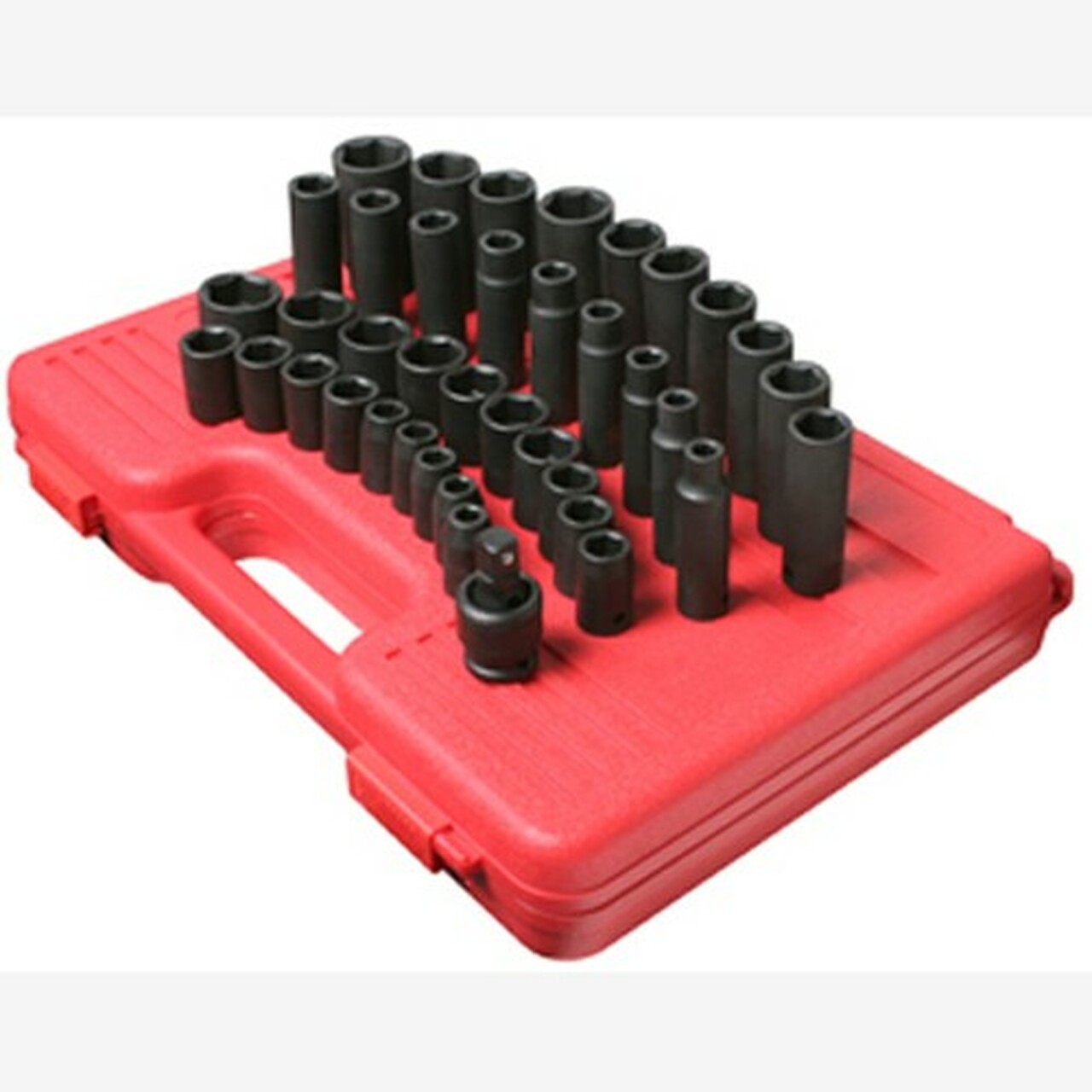 Sunex 2668 39pc 1/2" Dr. SAE Master Deep and Standard Socket Set