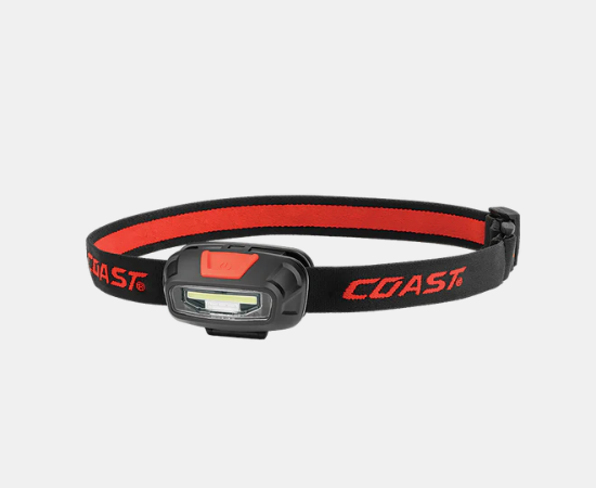 Coast Products 30141 FL13R 270 Lumen Dual Color Rechargeable COB LED Headlamp