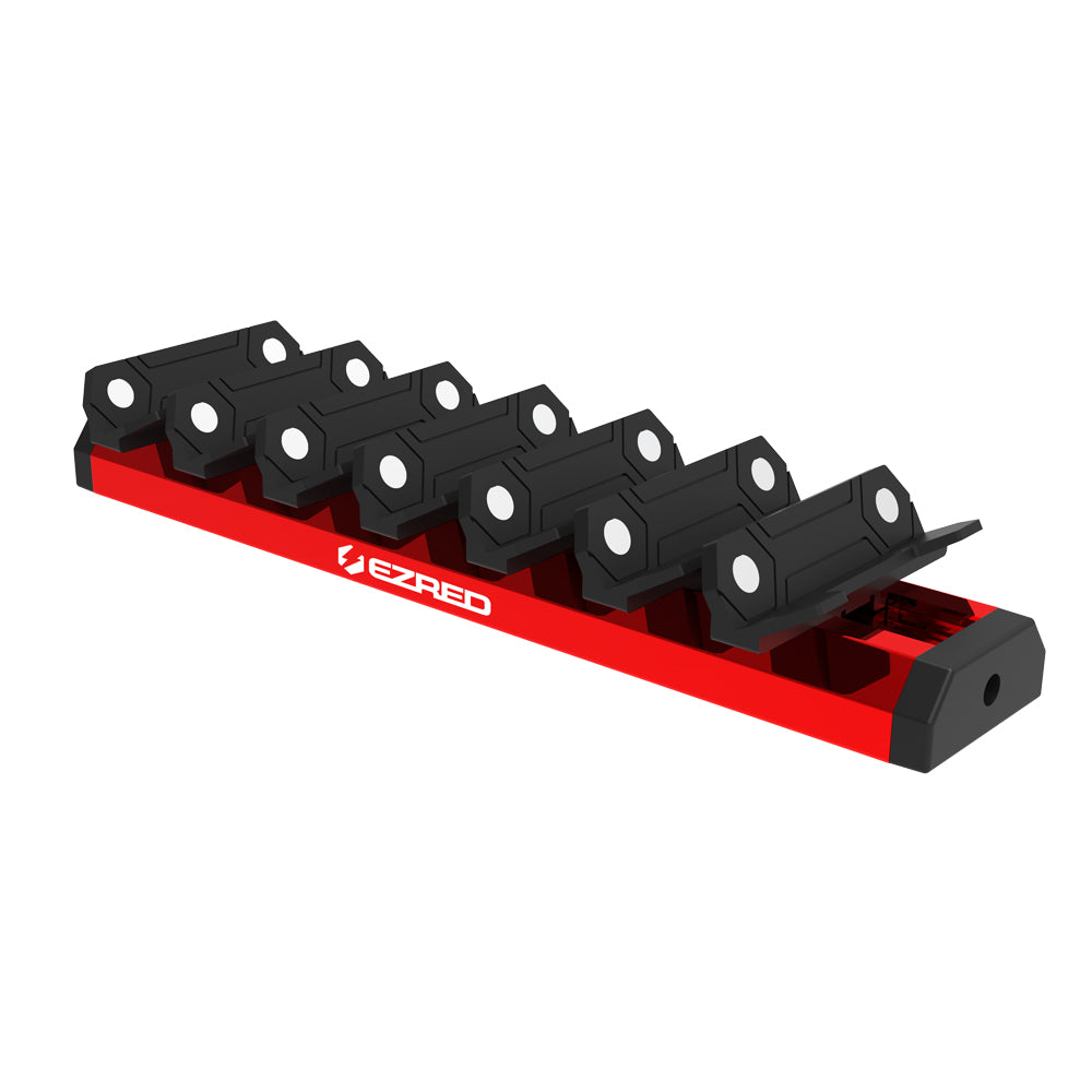 EZ Red WR7RD 7pc Wrench Rack RED CBM Tools