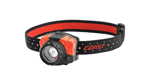 Coast Products 20618 FL75R Rechargeable Pure Beam Focusing Headlamp RED