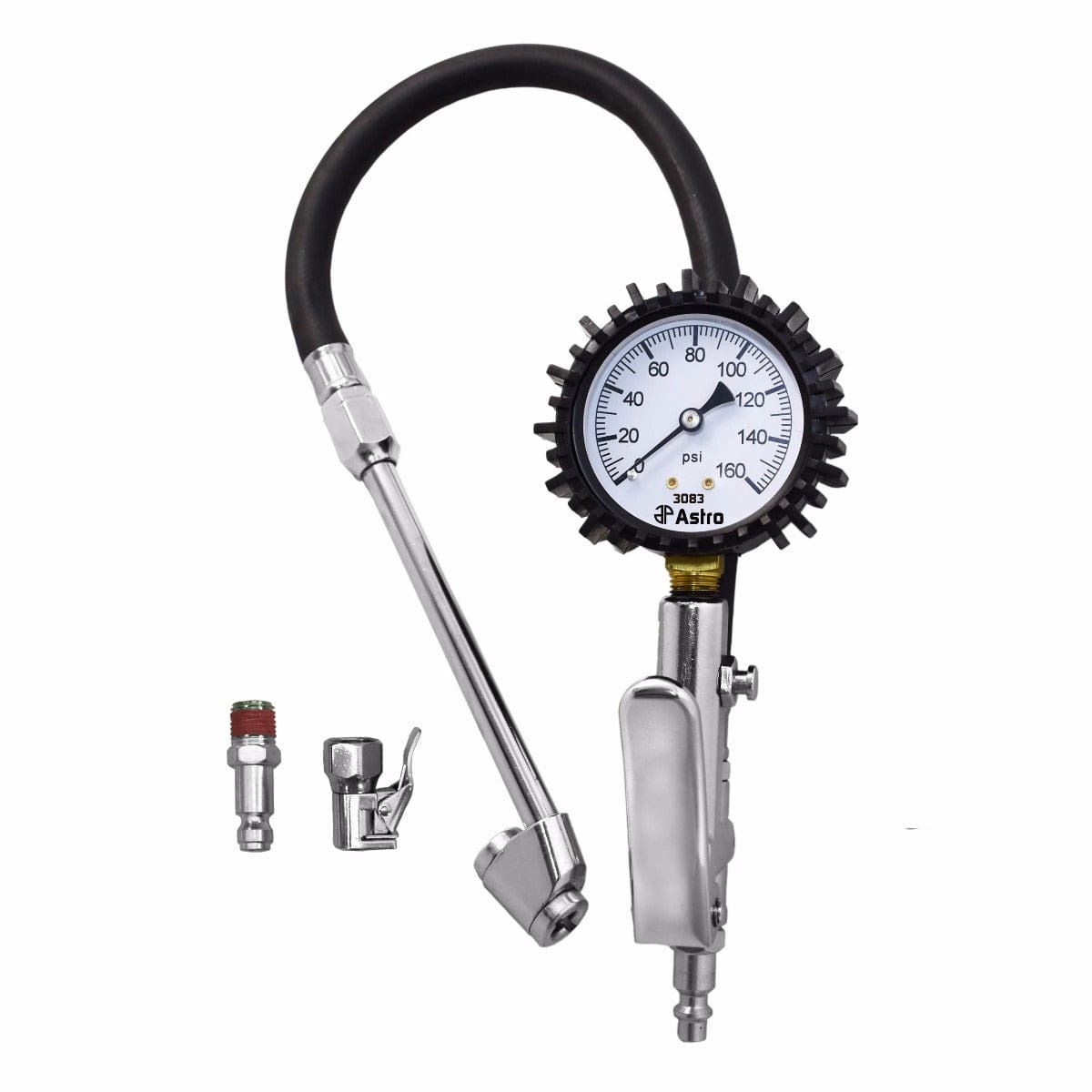 Astro Pneumatic 3083 2.5" Dial Tire Inflator with Locking and Dual Chucks