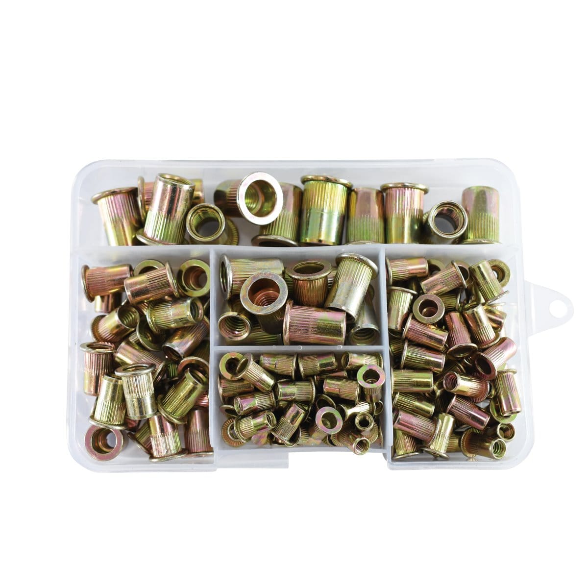 Astro Pneumatic RN120 120pc SAE Steel Rivet Nut Assortment