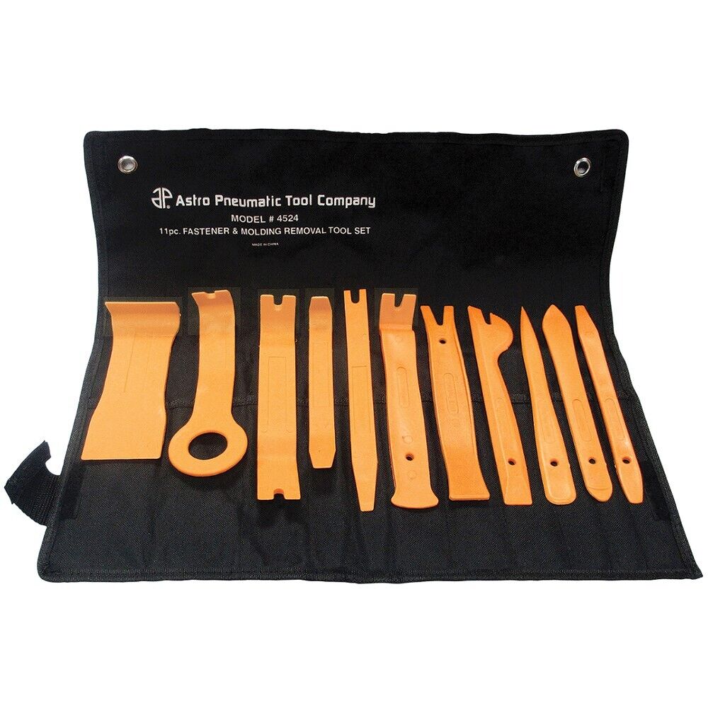 Astro Pneumatic 4524 11 Piece Auto Fastener & Molding Removal Tool Set
