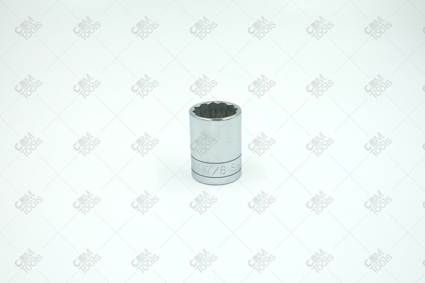 SK Hand Tools 40128 1/2" Dr. 7/8" 12pt Standard Fractional Chrome Socket