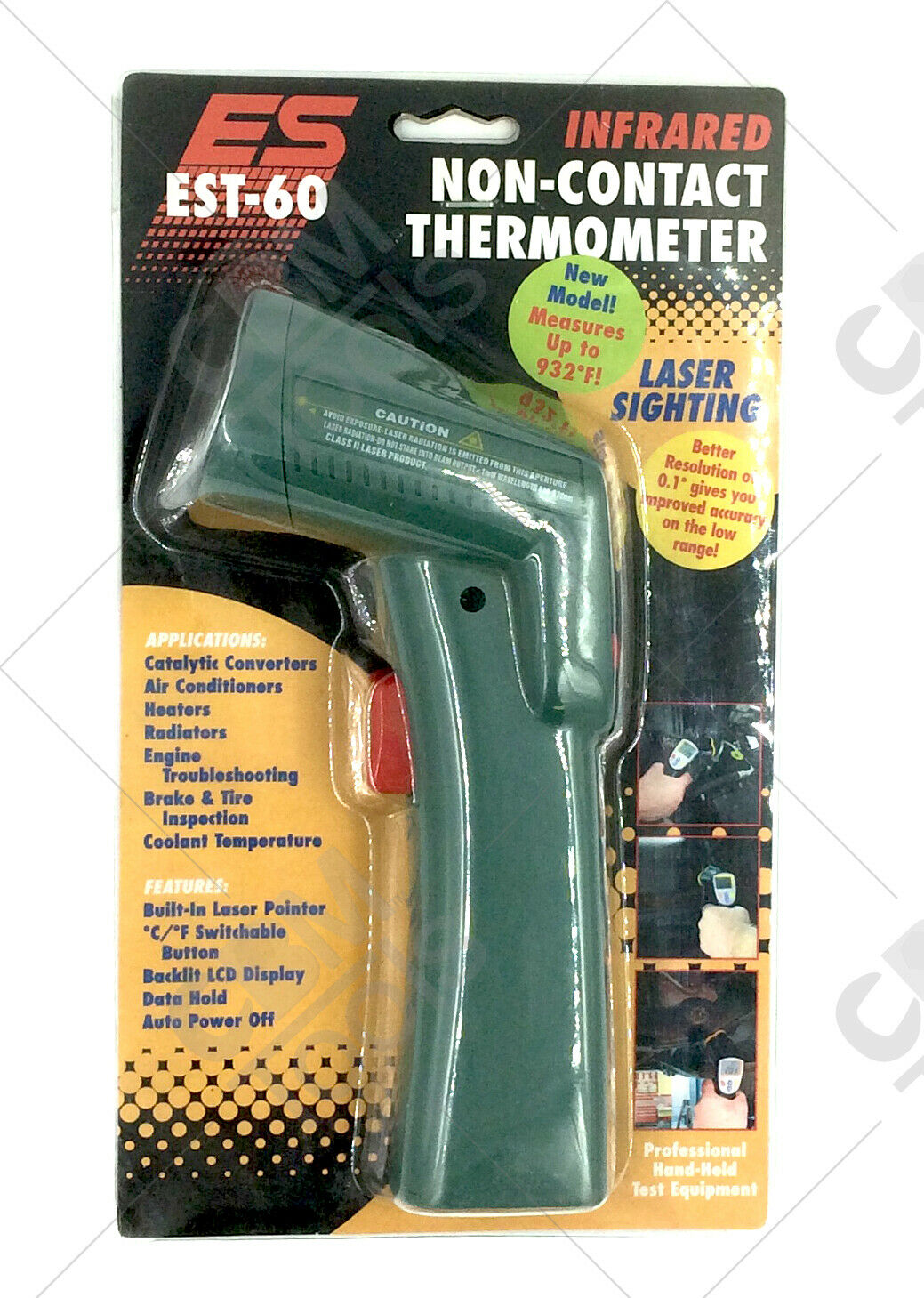 ESI EST-60 HVAC/R Non-Contact Laser Infrared Thermometer