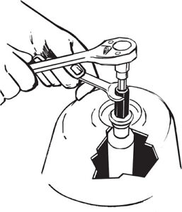 Lisle 20400 Shock Absorber Remover - Installer Tool for Shock Nuts