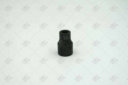 SK Hand Tools 34061 1/2" Dr. 11mm 6pt Standard Metric Impact Socket