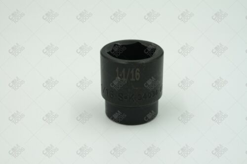 SK Hand Tools 34034 1/2" Dr. 1-1/16" 6pt Standard Fractional Impact Socket