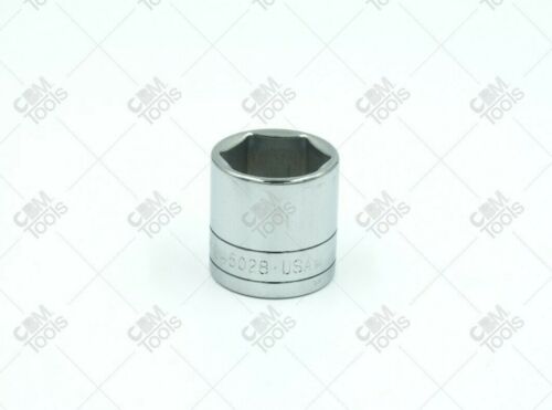 SK Hand Tools 45028 3/8" Dr. 7/8" 6pt Standard Fractional Chrome Socket