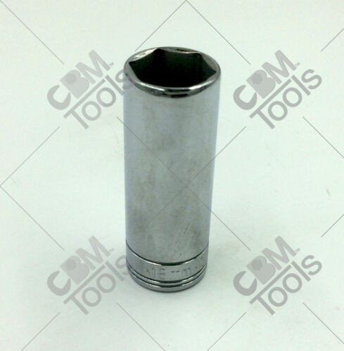 SK Hand Tools 8418 18mm 3/8" Drive 6pt Deep Chrome Socket