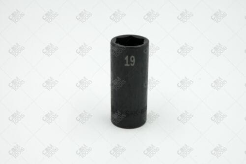 SK Hand Tools 8939 3/8" Dr. 19mm 6pt Deep Metric Impact Socket